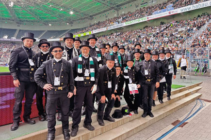 Kolleginnen und Kollegen im Borussia-Park