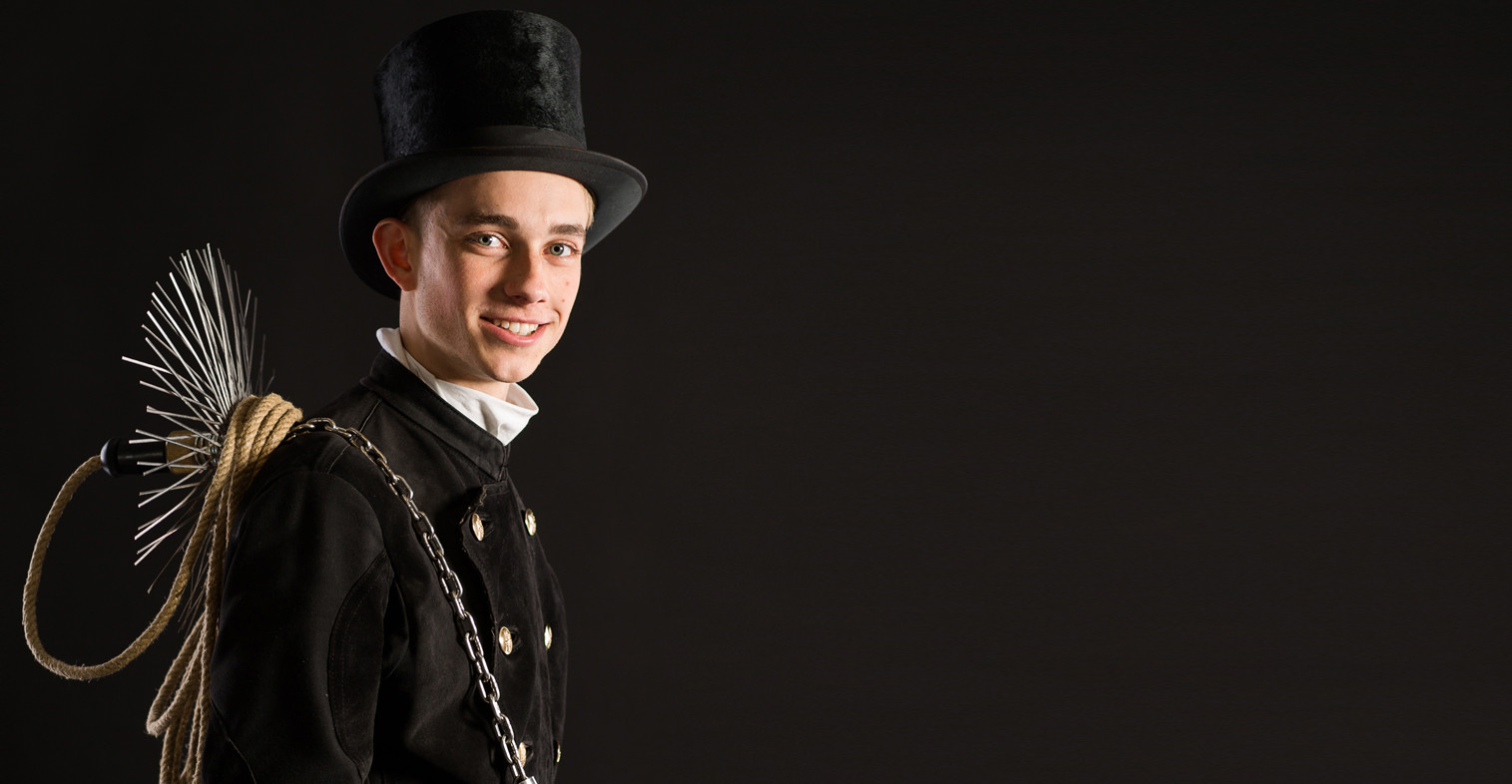 Schornsteinfeger als Glücksbringer